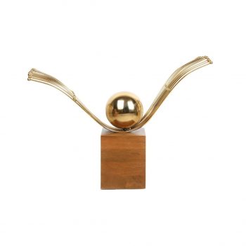 Auc 001 Gold Top Ve Tel By Dekor 53x19x39 Cm
