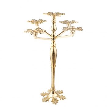 Dmj 003 Dekor 5lı Mumluk Gold