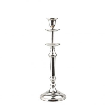 Dmj 013 Zıncırlı Mumluk Küçük Silver