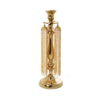 Rw 310 Gold Puskullu Teklı Küçük Boy Mumluk 35 Cm