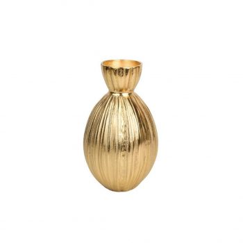Rw 403 Tombul Büyük Boy Vazo 18x18x31 Cm Gold