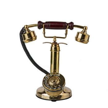 Tu 031 Telefon Dekor 27 Cm Gold