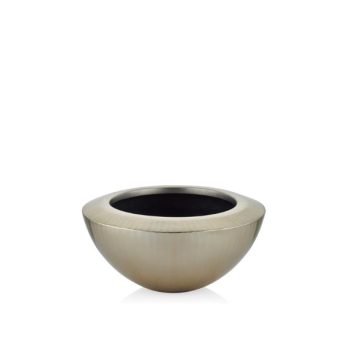 1ag-001sg Mia Alcak Vazo 29,5x29,x13cm Altın