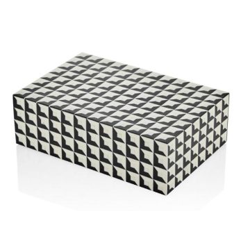 1hs-16462l Dama Desen Büyük Kutu 30,5x20x9,5cm