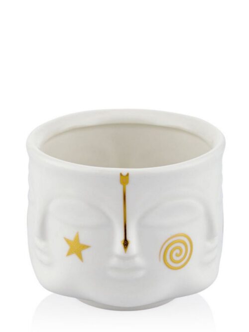 1jb-20981 Havelka Detaylı Dekoratıf 12.4x12.4x9.5 Cm Gold