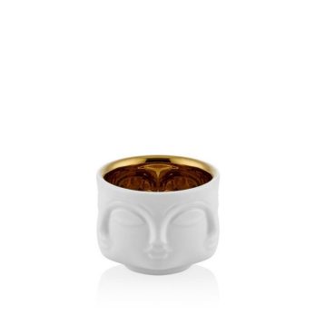 1jb-20d63 Havelka Gold Detaylı Küçük Boy Dekoratıf Obje 8.3x8.3x5.6 Cm