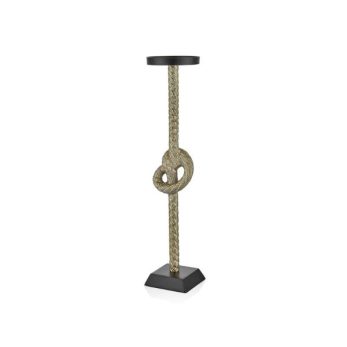 1prg-22815l Rope Büyük Boy Mumluk Altın Siyah