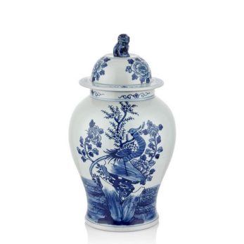1qd-jdz-20234 Basak Bleu Blanc Vazo 40x22x22 Cm