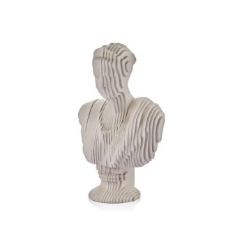 1qd-sd-16 Bodys Kadın Kafası Dekoratıf Obje 29.5x20x50 Cm