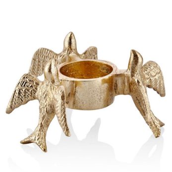 1vns-36058 Vola Kuslu Mumluk 10x10x5 Cm Gold