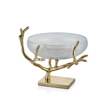 1xp-2210 Branch Serisi Dekoratif Meyvelik 31x28x26cm Altın