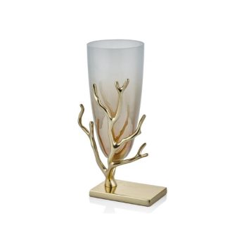 1xp-2214 Branch Serisi Vazo 18x18x33cm Altın