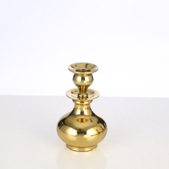 Ak.ır0325 Gold Toplu Mumluk Küçük 14 Cm
