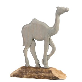 Ak.ıt0229 Gri Deve Dekor 7,5x43x45 Cm