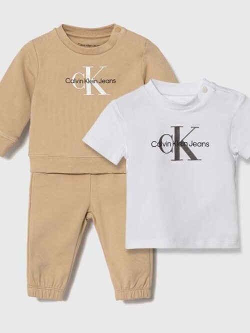 Ck In0ın00011 Monogram Starter Gıftpack Bebek Eşofman Takımı
