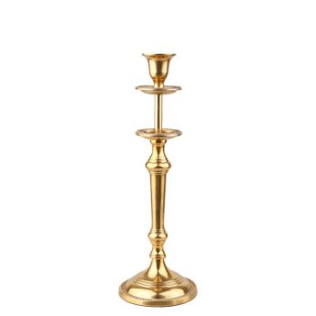 Dmj 012 Zıncırlı Mumluk Küçük Gold