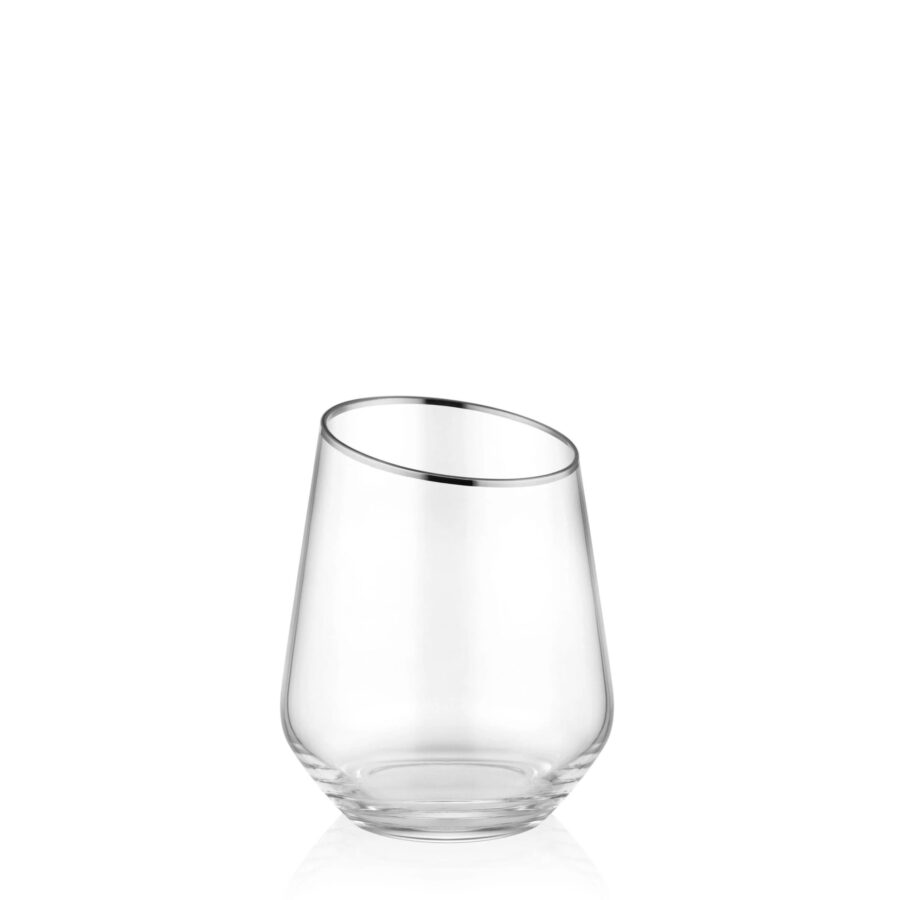 Gna0006 Gina 6lı Su Bardağı Kısa Gümüş - Görsel 4