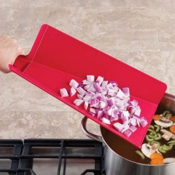 Jj Nsr016sw Chop2pot Küçük Katlanır Kesme Tahtası Kırmızı