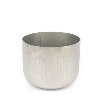 P162.336332 Saksı 21x17 Cm Gümüş