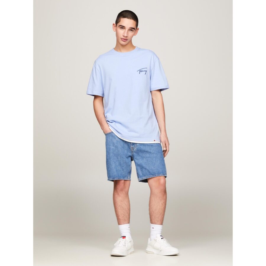 Th Dm0dm17994 Tjm Reg Sıgnature Tee Ext Erkek Tshırt - Görsel 2