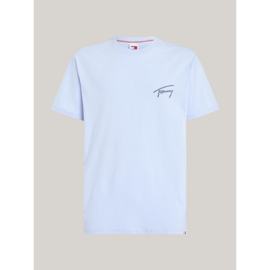 Th Dm0dm17994 Tjm Reg Sıgnature Tee Ext Erkek Tshırt - Görsel 3