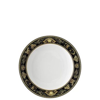 Versace 19335-403729-10322 Versace Virtus Gala Black Çukur Tabak 22cm