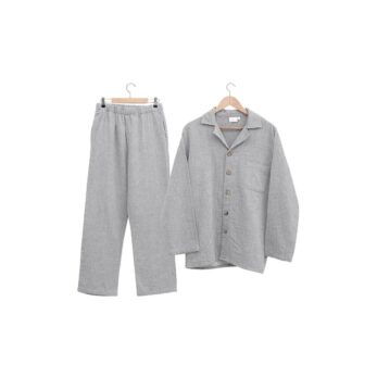 Melsa Erkek Pijama Takımı %100 Organik Pamuk Müslin