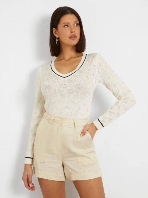 Guess W4gr07z3d60 Rosıe 4g Vn Ls Kadın Sweaters