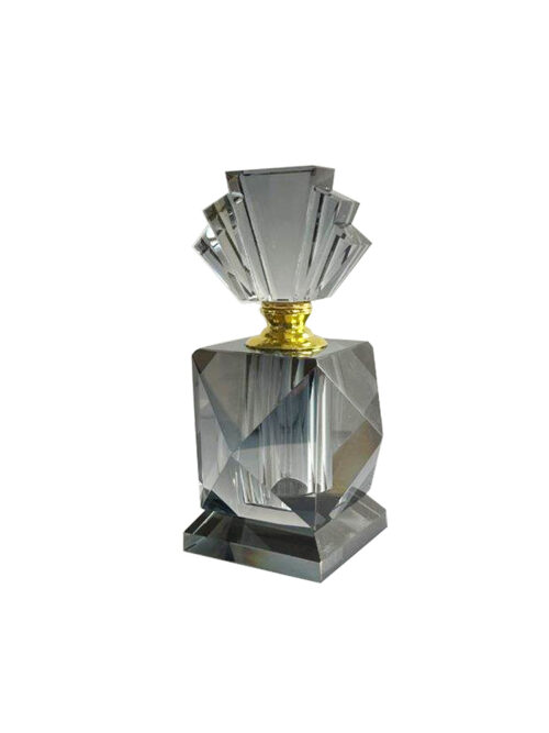 Hgc 146 Kristal Şişe 8x8x14cm Gri