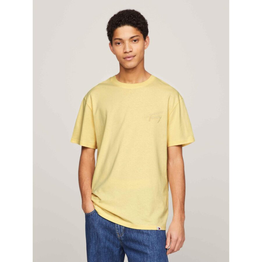 Th Dm0dm17994 Tjm Reg Sıgnature Tee Ext Erkek Tshırt - Görsel 25