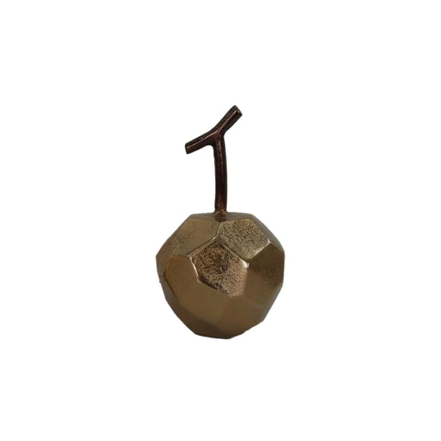 Bq 184 Elma Dekor 25cm Altın - Görsel 1