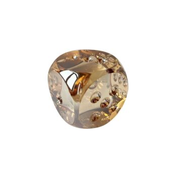 Hgc 141 Kristal Zar 7x7x7cm Amber