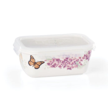 Len892524 Lenox Butterfly Meadow Kapaklı Dikdörtgen Saklama Kabı 1l 19,8x14,7x8,4cm