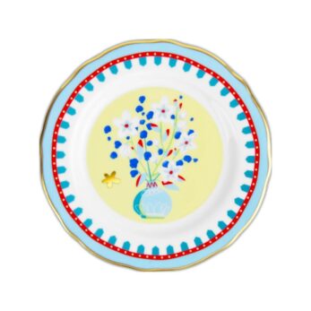 Bacı Mılano Mamma Mia Vazo Desenli Tatlı Tabağı 16 Cm