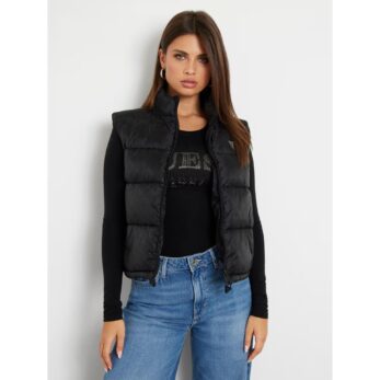 Guess W4yl15wgal2 New 4g Logo Padded V Kadın Yelek