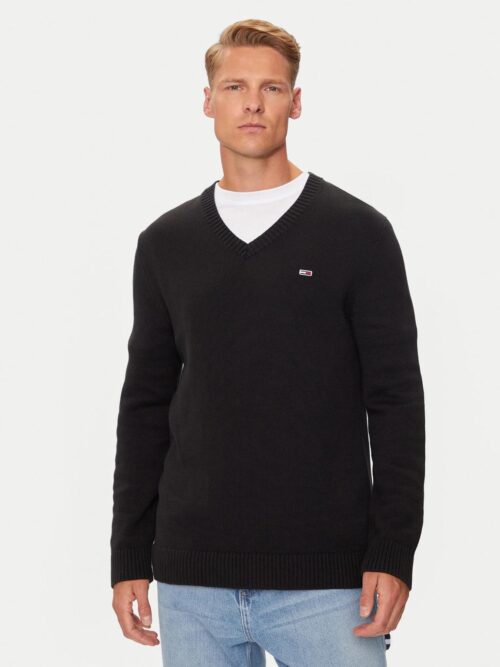 Th Dm0dm19429 Tjm Slım Essentıal Vneck Erkek Kazak