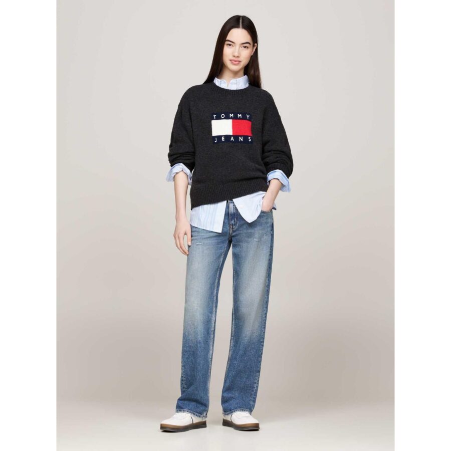th-dw0dw18681-tjw-melange-flag-sweater-ext-kadin-kazak-107282.jpg Th Dw0dw18681 Tjw Melange Flag Sweater Ext Kadın Kazak - Görsel 21