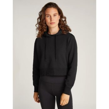 Ck J20j224691 Logo Elastıc Hoodıe Kadın Sweatshirts