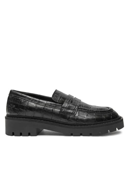Ck Yw0yw01680 Flatform Loafer Mg Croc Lth Kadın Ayakkabı