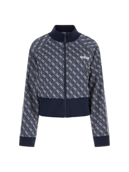 Guess V4bq10kchw0 Sarah 4g Logo Full Z Kadın Sweatshırt