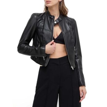 Guess W4gl13k8s30 Anıta Pu Moto Kadın Ceket