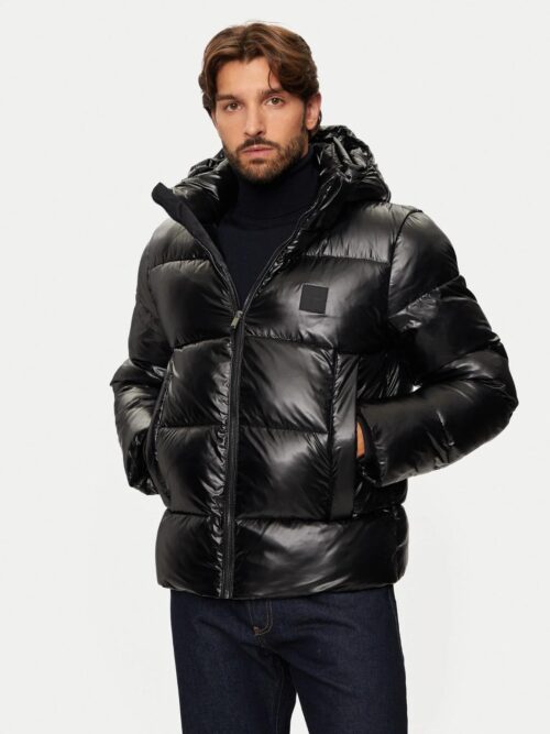 Ck K10k113721 Hooded Quılt Puffer Mw Gloss Erkek Ceket