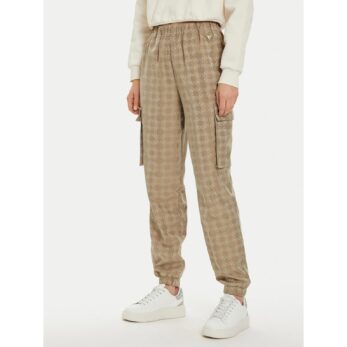 Guess V4bb03wglv2 4g Logo Cargo Pantolon Kadın Pantolon