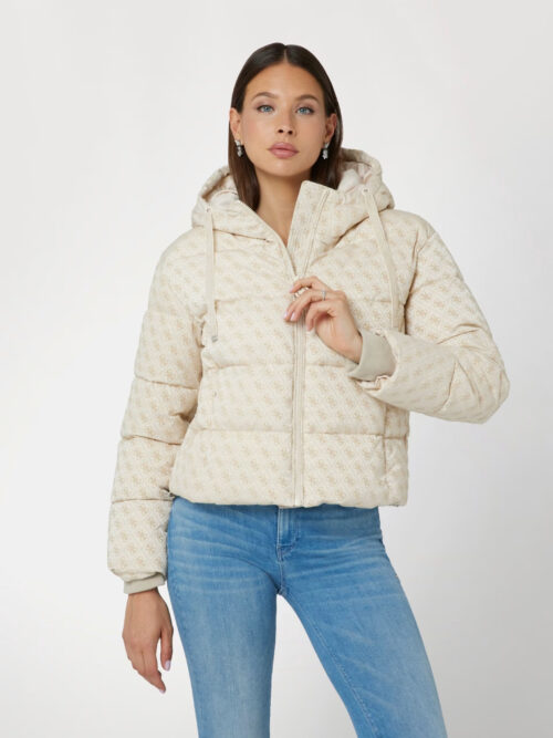 Guess W4bl36wgjz0 Daısy Puffer Logo Fl Kadın Mont