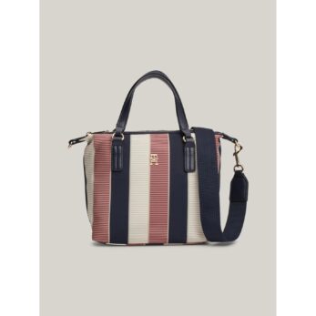 Th Aw0aw16445 Poppy Small Tote Strıpe Kadın Çanta