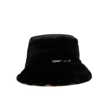 Th Aw0aw16784 Tjw Lınear Fur Bucket Hat Kadın Şapka