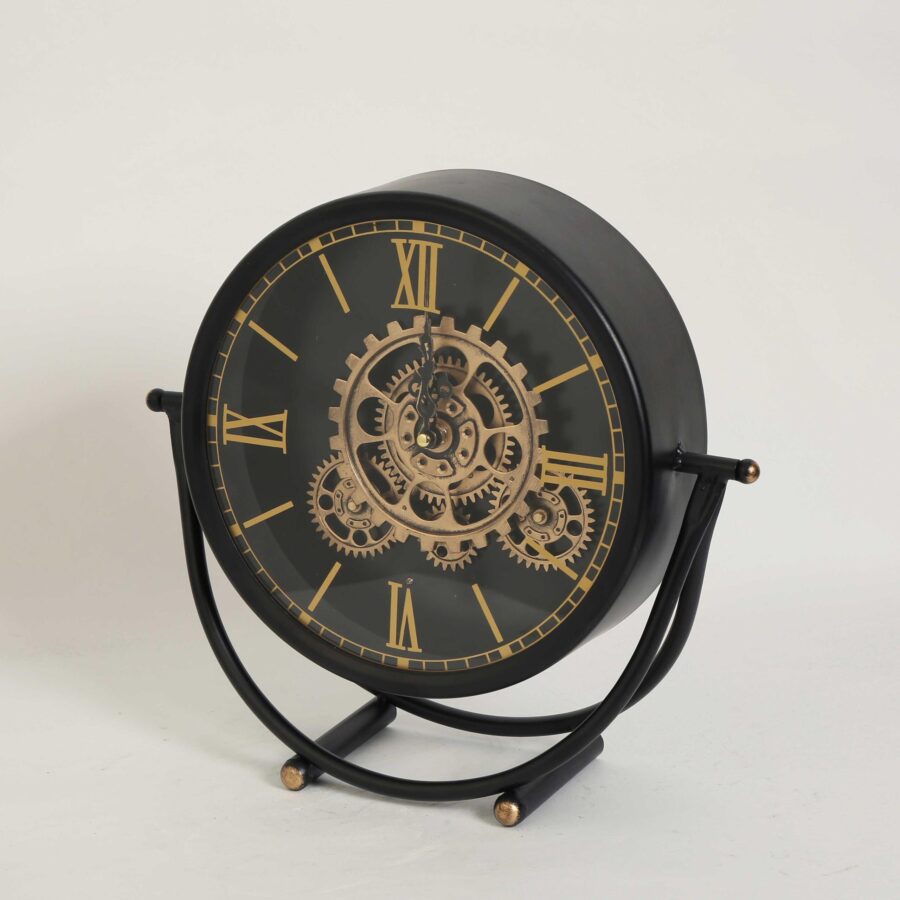 Ak.jı0042 Vitale Metal Tren Duvar Saati 30.5x32x11cm - Görsel 1