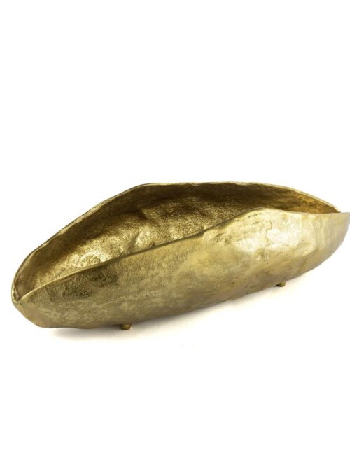 P162.394325 Lamina Dekor Tabak 47x18x14cm Altın