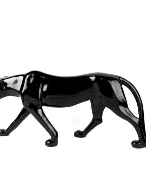 P266.354015 Yürüyen Leopar Resin Obje 14x80x31cm