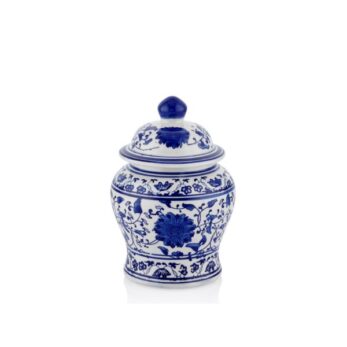 1cpy-4001 Bleu Blanc A Küp 11,5*11,5*17cm